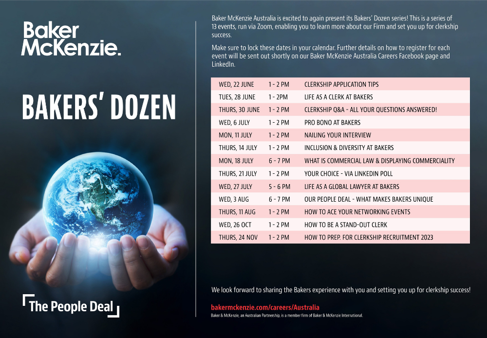 Baker McKenzie Graduate Programmes Prosple Australia